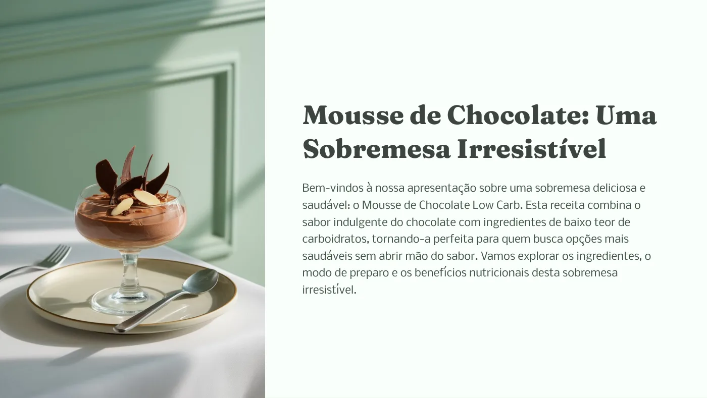 Capa original do PDF: Mousse de Chocolate