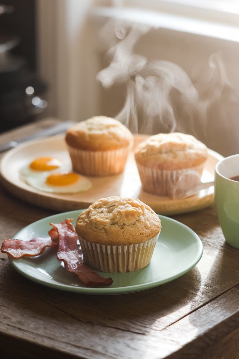 Muffins de Café da Manhã, imagem do material ilustrado