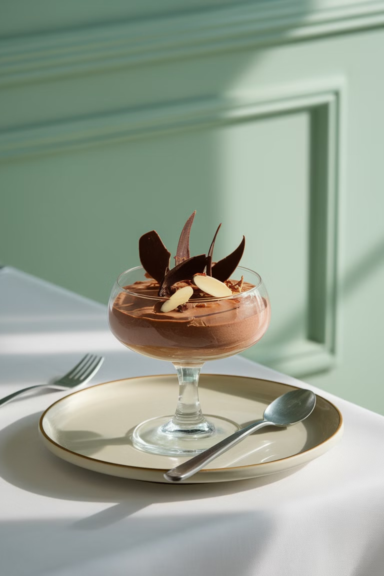 Mousse de Chocolate, imagem do material ilustrado
