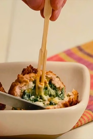 Almôndegas de Frango, imagem do material ilustrado